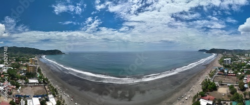 Jaco Beach Panorama: Costa Rican Coastal Paradise photo