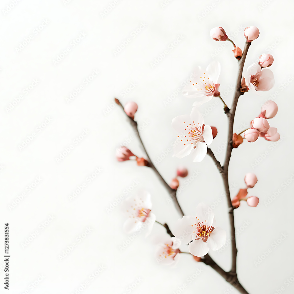 Obraz premium flowers and leaves in pictures illustrator2D