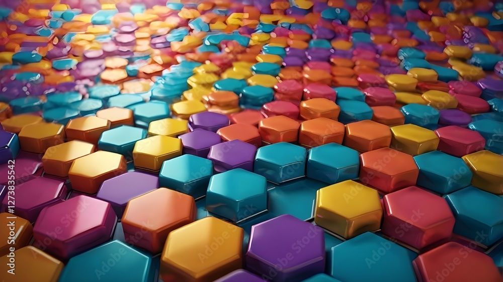 abstract background of colorful cubes abstract background of colorful cubes