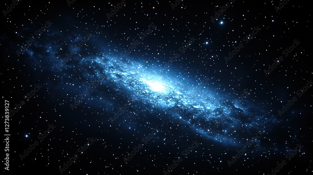 Obraz premium space galaxy background