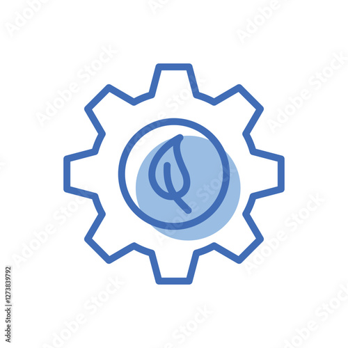 Green Energy Production vector icon