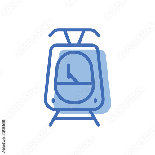 Tram vector icon