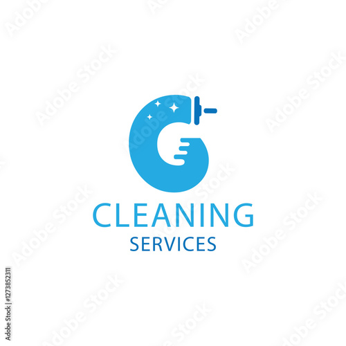 Letter G Cleaning Service Logo Design