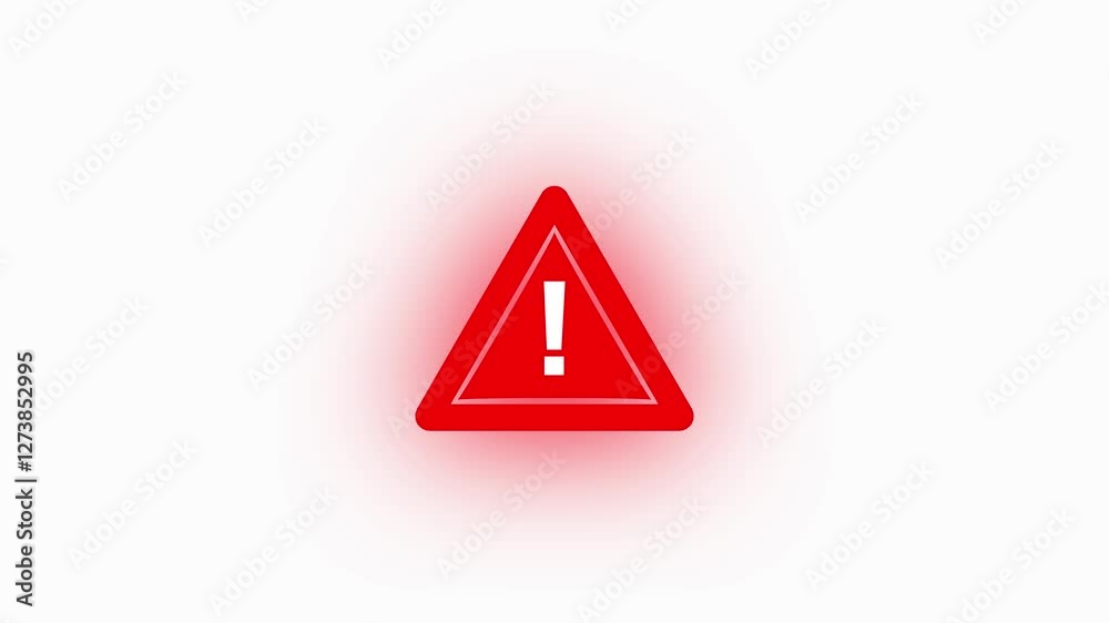 warning sign and danger icon animation. Triangle warning sign exclamation mark and danger warning sign on black background.confused icon, attention, information mark, confused dizzy. warning sign and danger icon animation. Triangle warning sign exclamation mark and danger warning sign on black background.confused icon, attention, information mark, confused dizzy.