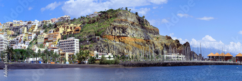 Insel La Gomera, Hauptstadt San Sebastian, Kanarische Insel, Spanien, Europa, Panorama 