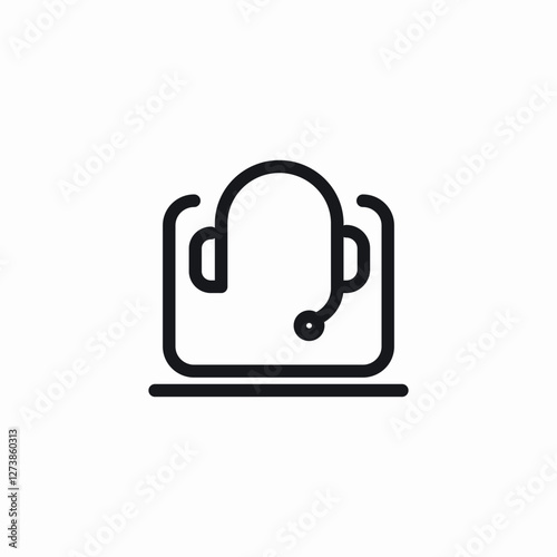 customer service icon sign vector