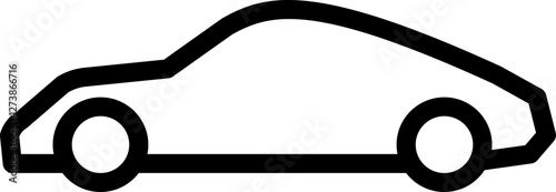 sports car line icon