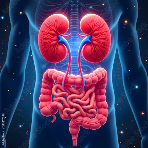 The complex landscape of the human gastrointestinal tract and Kidneys