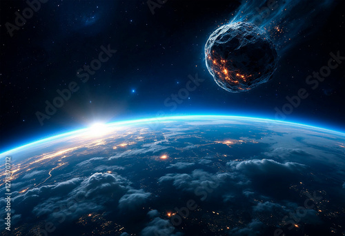 El asteroide 2024 YR4 se dirige hacia la tierra.
