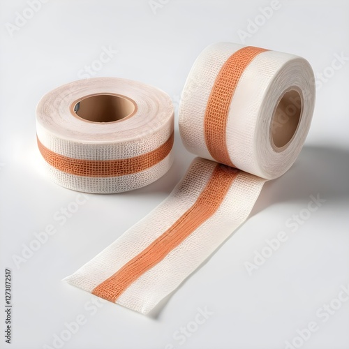 Realistic Medical Adhesive Bandage Tape Rolls – High-Quality First Aid Wound Dressing for Healthcare, Emergency Use, and Injury Protection with Strong Adhesion and Breathable Texture