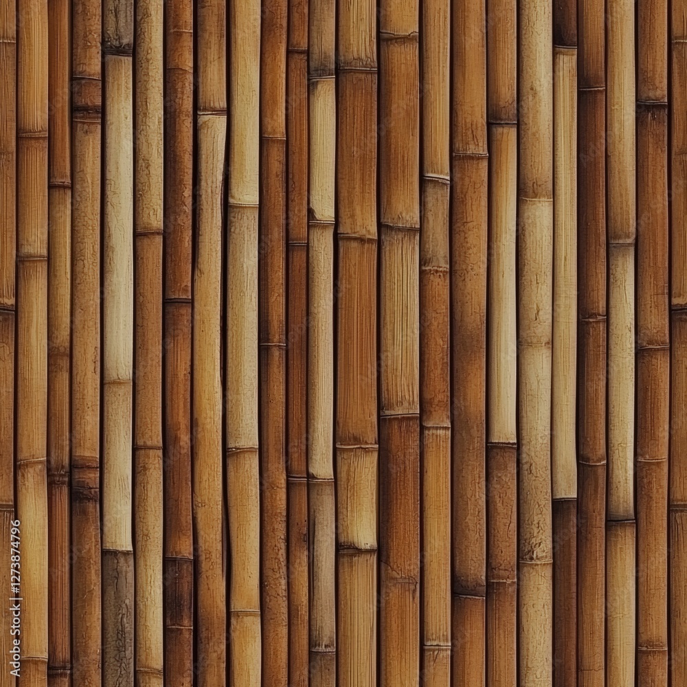 Fototapeta premium Bamboo texture patterns natural environment close-up image serene atmosphere organic aesthetics
