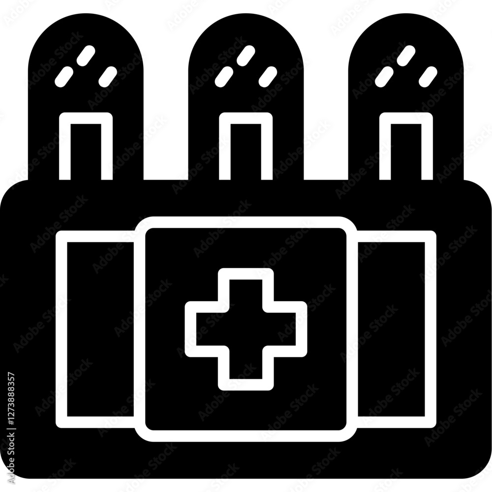 Obraz premium Bandages Icon