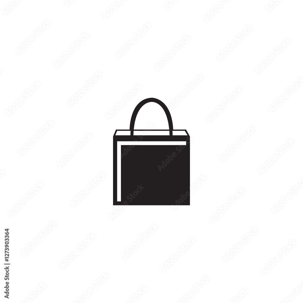 Simple Shopping Bag, Online Shop, Sale Logo Design Template Simple Shopping Bag, Online Shop, Sale Logo Design Template