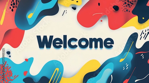 Welcome Slide - Vibrant Colors