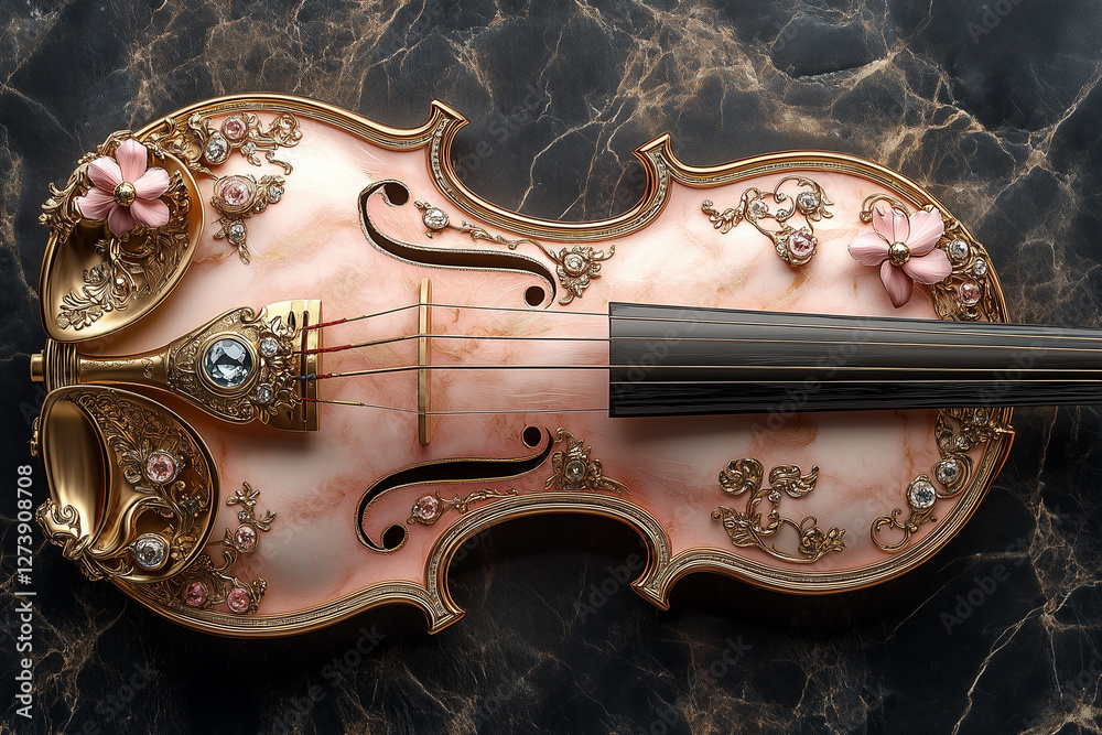 Obraz premium violin isolated on white background