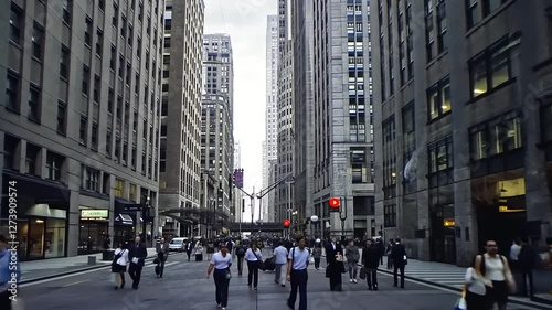 people walking in the city