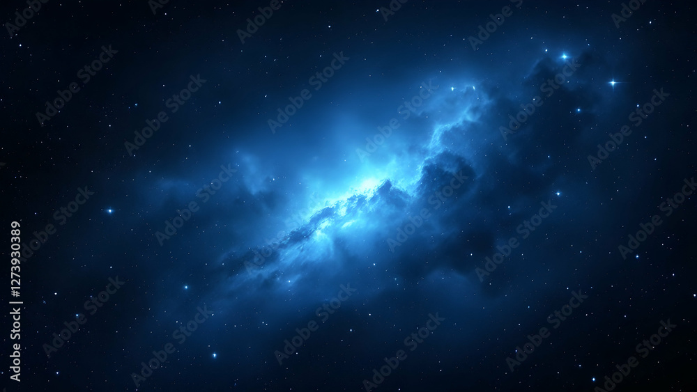 Fototapeta premium blue sky in space