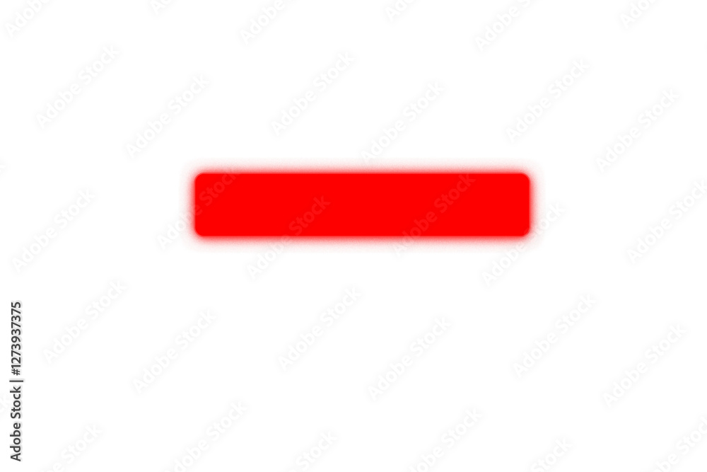 Glowing neon light rectangle button. Rounded yellow neon shape on a transparent background. Neon frame for your design Glowing neon light rectangle button. Rounded yellow neon shape on a transparent background. Neon frame for your design