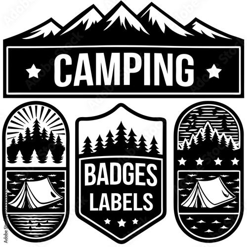 "Camping Vector Art | Adventure & Outdoor Graphics"