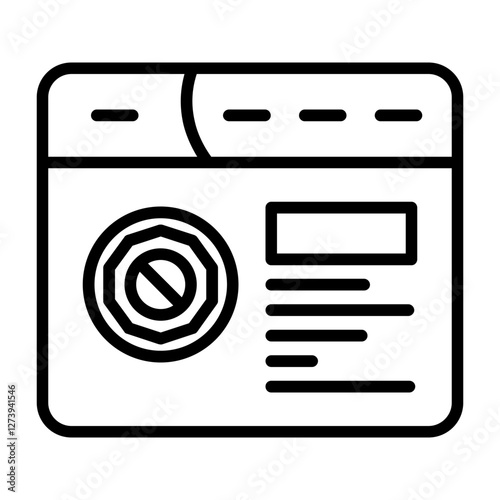 Stop symbol Icon