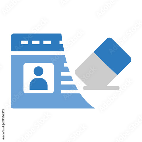 Erase GDPR & Personal Data Icon