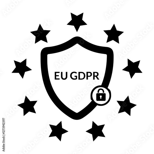 EU GDPR & Data Protection Icon