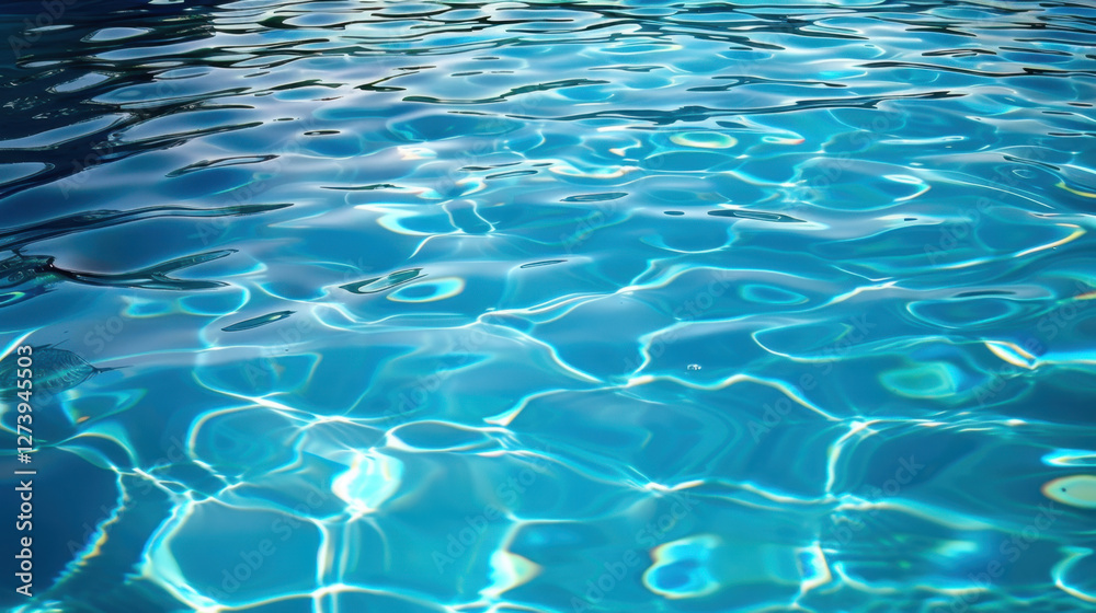 image showcases serene pool surface with shimmering blue water reflecting light beautifully. gentle ripples create calming atmosphere, perfect for relaxation image showcases serene pool surface with shimmering blue water reflecting light beautifully. gentle ripples create calming atmosphere, perfect for relaxation