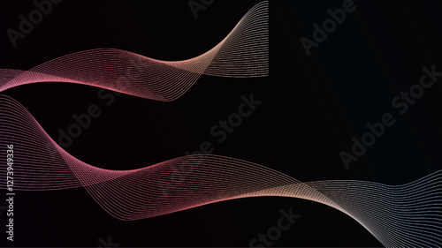 Wallpaper Mural abstract pattern black background.ai Torontodigital.ca