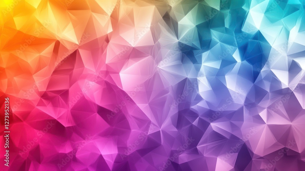 Abstract colorful low poly geometric background. Abstract colorful low poly geometric background.
