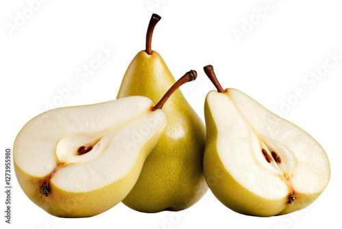 Pears Isolated on a Transparent Background