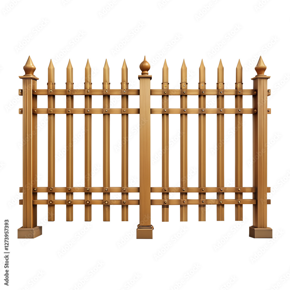 Fence isolated on transparent background Fence isolated on transparent background