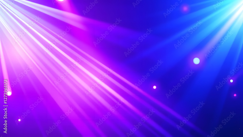 Obraz premium Colorful lines blur into a vibrant, abstract light design