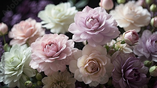 Detailed View of Ornamental Oregano Blooms