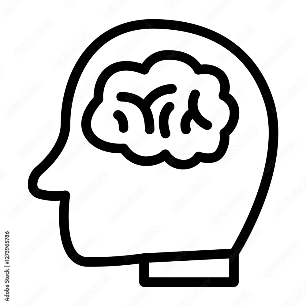 This Mindset icon is suitable for Business Motivation, Business Improvement, etc.