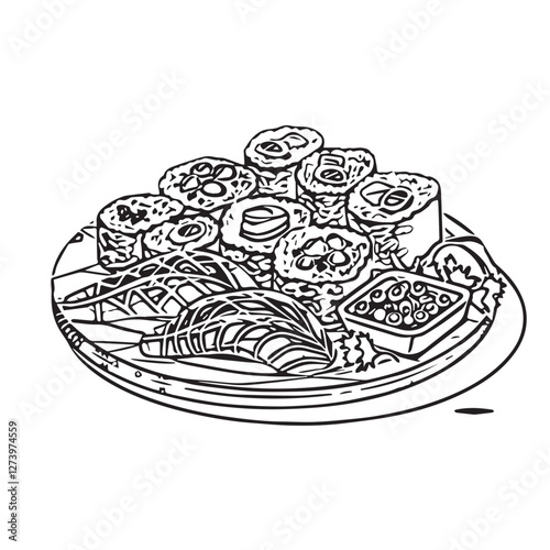 food, asian, restaurant, japanese, meal, delicious, sushi, rice, japanese food, japanese cuisine, chinese, cuisine, fresh, japan, smile, woman, dinner, art, man, background, table, tasty, gourmet, ill