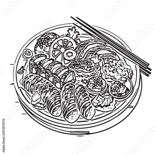 food, asian, restaurant, japanese, meal, delicious, sushi, rice, japanese food, japanese cuisine, chinese, cuisine, fresh, japan, smile, woman, dinner, art, man, background, table, tasty, gourmet, ill