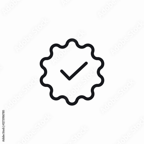 verified user icon sign vector