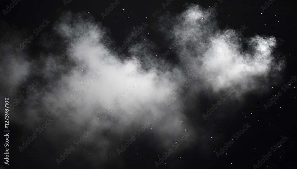 Fototapeta premium Modern minimalist abstract Black background with a white gradient light and shadow, grainy texture