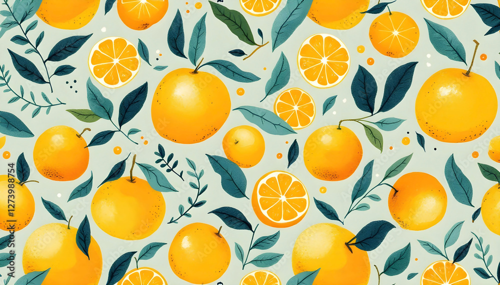 Playful and artistic oranges with organic details and vivid colors creating a cheerful contemporary aesthetic Playful and artistic oranges with organic details and vivid colors creating a cheerful contemporary aesthetic