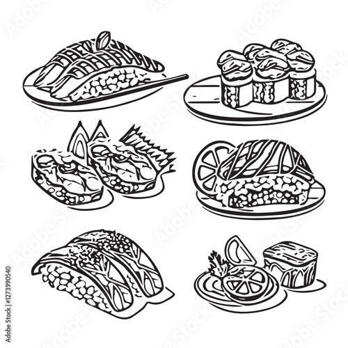food, asian, restaurant, japanese, meal, delicious, sushi, rice, japanese food, japanese cuisine, chinese, cuisine, fresh, japan, smile, woman, dinner, art, man, background, table, tasty, gourmet, ill