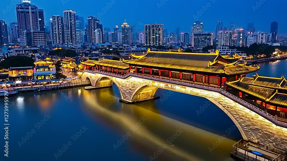 singapore city skyline at night