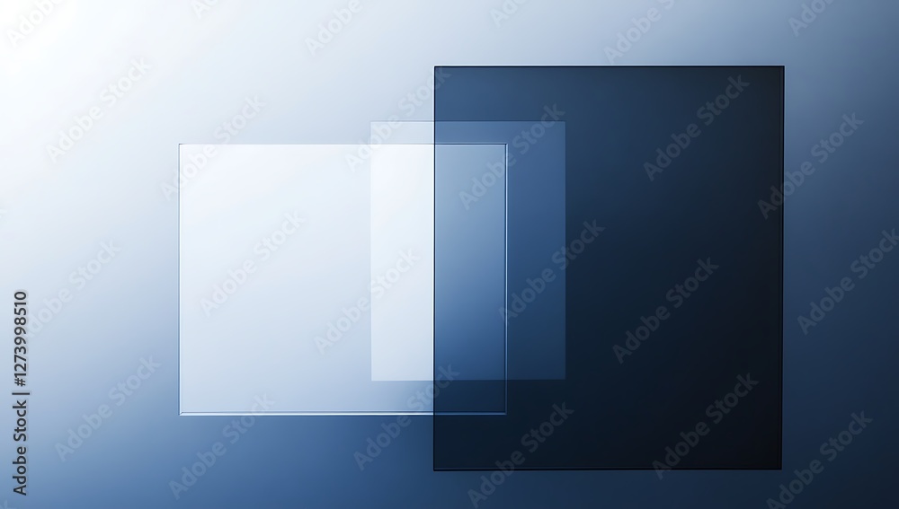 Modern minimalist abstract Dark blue gradient background, blurred effect Modern minimalist abstract Dark blue gradient background, blurred effect