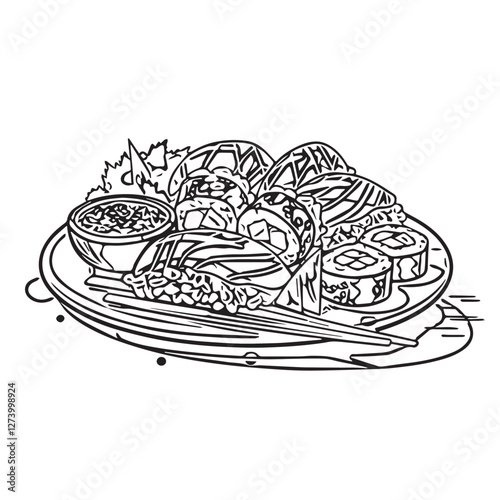 food, asian, restaurant, japanese, meal, delicious, sushi, rice, japanese food, japanese cuisine, chinese, cuisine, fresh, japan, smile, woman, dinner, art, man, background, table, tasty, gourmet, ill