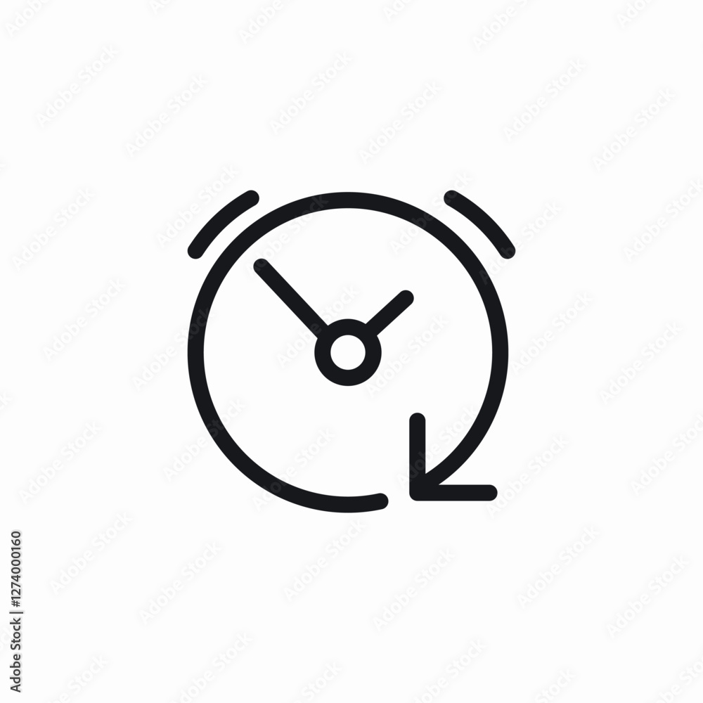 time reminder icon sign vector time reminder icon sign vector
