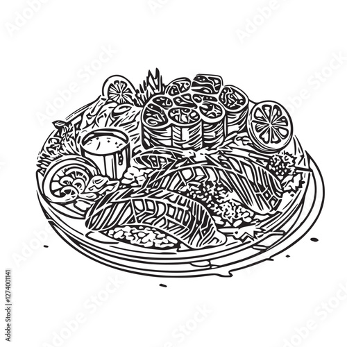 food, asian, restaurant, japanese, meal, delicious, sushi, rice, japanese food, japanese cuisine, chinese, cuisine, fresh, japan, smile, woman, dinner, art, man, background, table, tasty, gourmet, ill