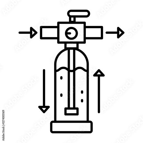 Water purification unit icon