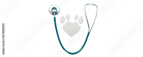 Veterinary care tools animal health stethoscope image transparent background medical equipment professional perspective