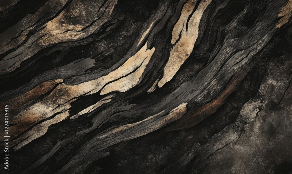 Abstract texture of dark wood with flowing patterns and earthy tones, suitable for backgrounds Abstract texture of dark wood with flowing patterns and earthy tones, suitable for backgrounds