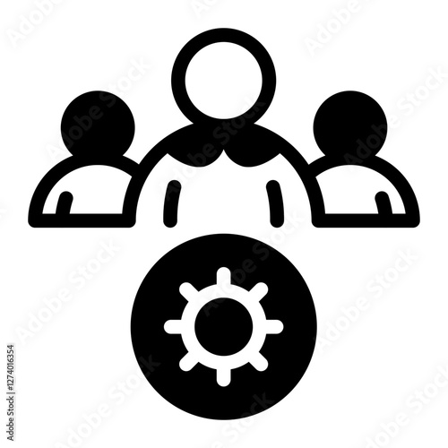 This Team support icon is suitable for Business Motivation, Business Improvement, etc.