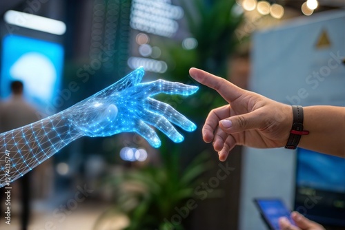 Human and AI Hand Reaching
